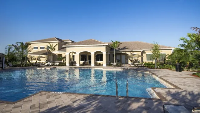 Pool & back of Social Hall